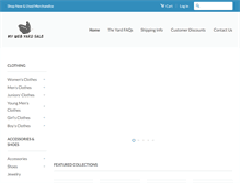 Tablet Screenshot of mywebyardsale.com